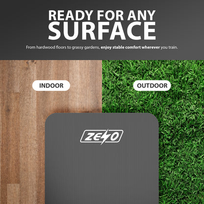 YOGA MAT 10MM THICK EXERCISE MAT GYM WORKOUT FITNESS PILATES HOME NON SLIP NBR